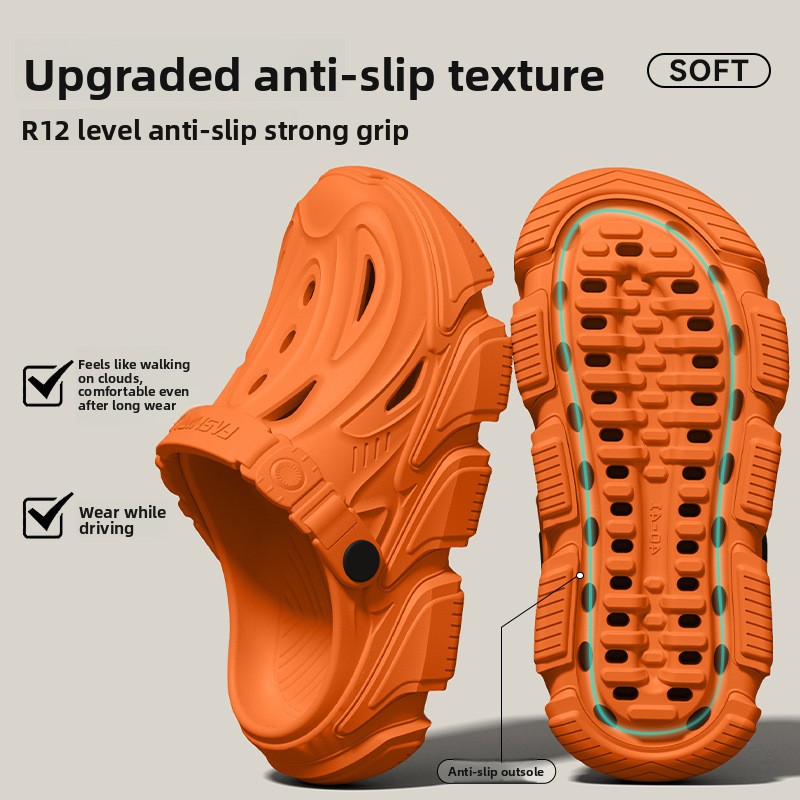 Anti slip hole shoes for men 2 - Fishing Waders review and price