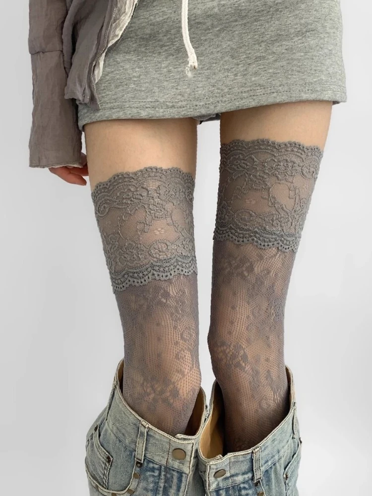 Sexy lace trimmed nylon fishin - Fishing Socks review and price