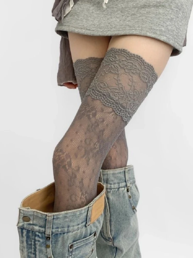 Sexy lace trimmed nylon fishin - Fishing Socks review and price