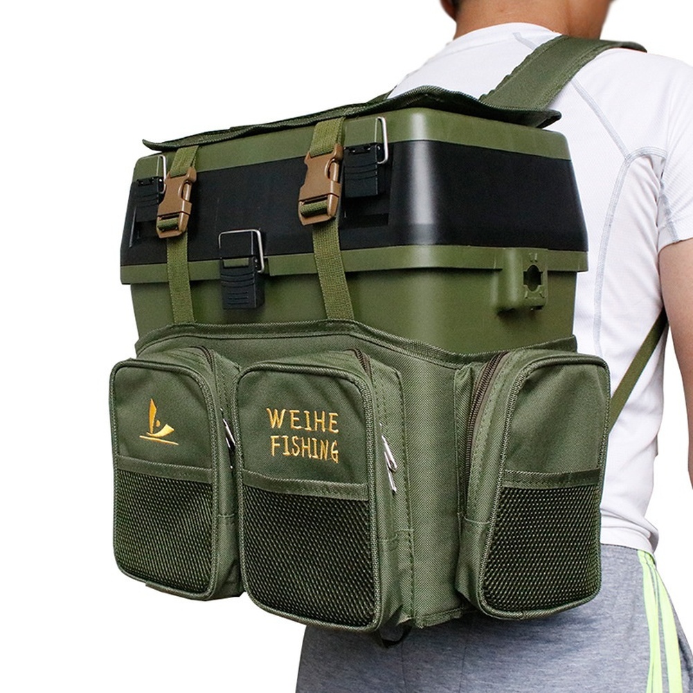 Green Nylon Fishing Backpack W - Fishing Backpack review and price