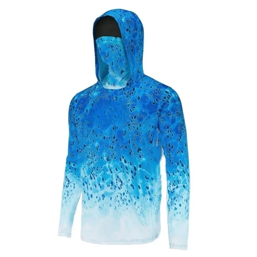 Camouflage Fishing Shirt Upf 5 - Fishing Mask Sun Protection review and price