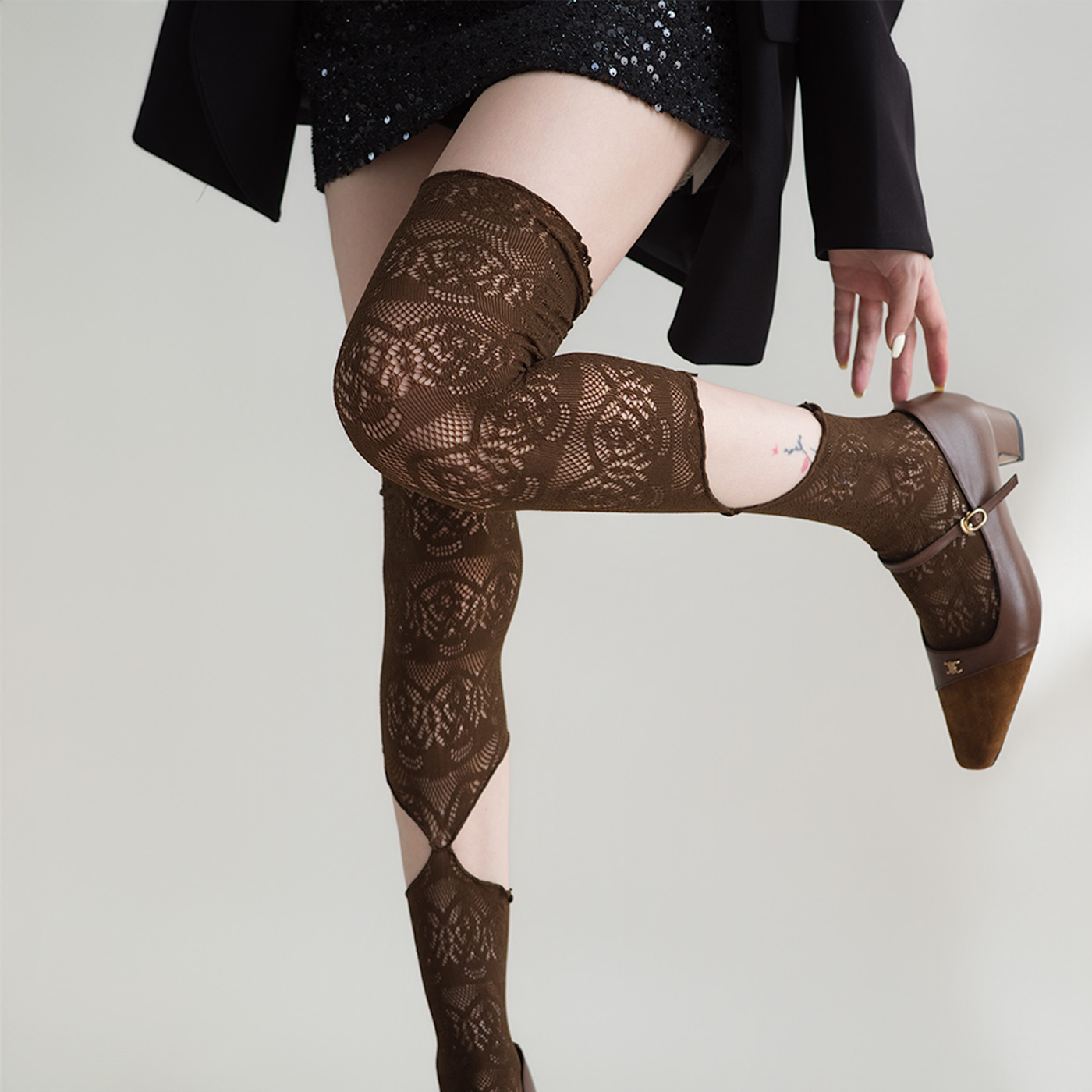 Women's Lace Hollow Over Knee  - Fishing Socks review and price