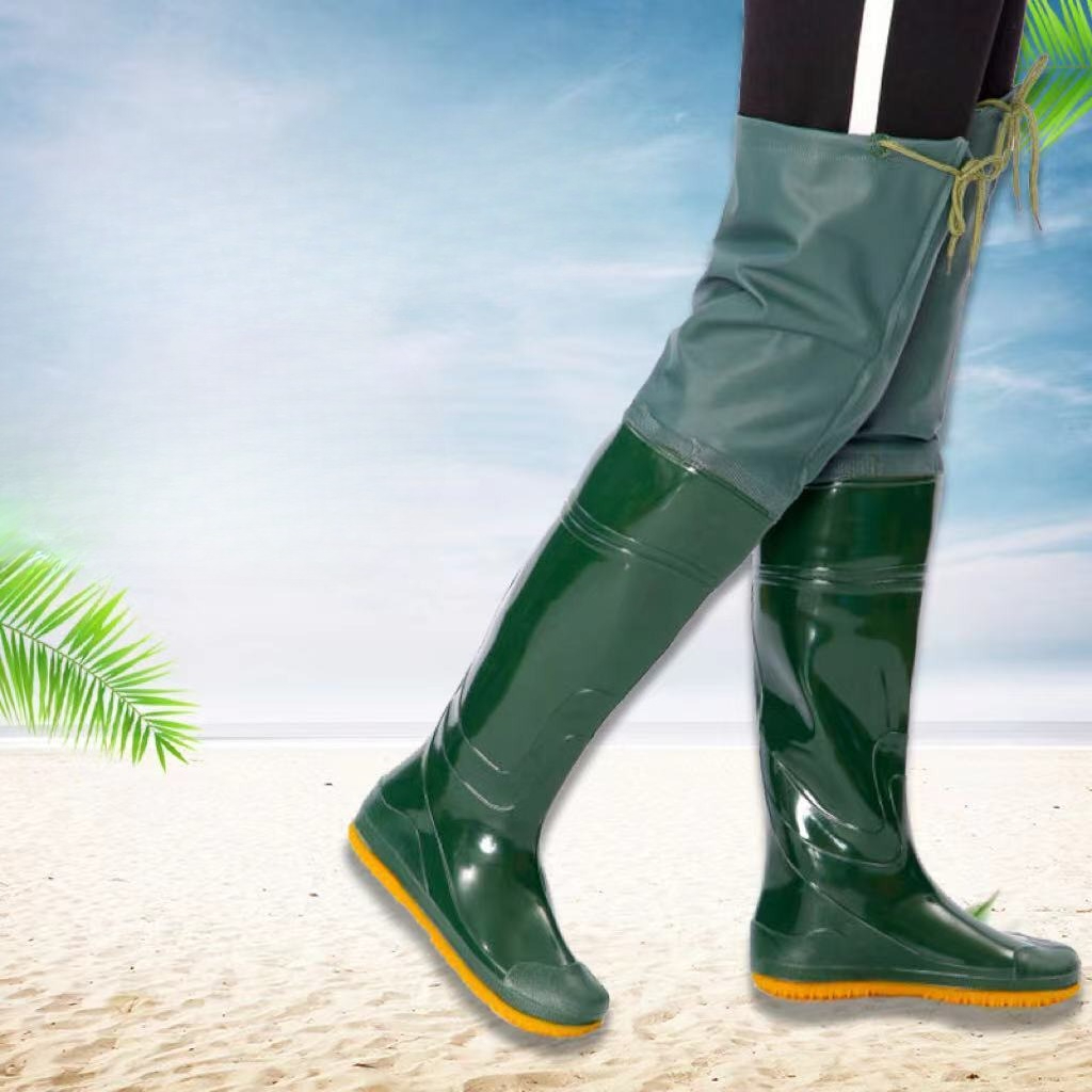 Unisex Over Knee Waterproof Fa - Fishing Waders review and price